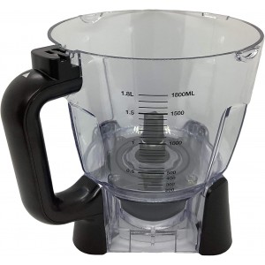 64oz (8 Cup) Food Processor Bowl Locking Lid Blade Kit ONLY for Ninja BL640 BL641 BL642 BN750 BN751 BN800 BN801 BN805A BL910 Blender - MUST READ Details, NO EXCEPTION