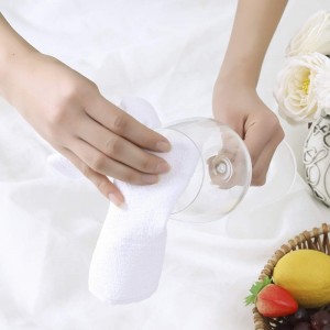 Glynniss Dishcloths Kitchen Highly Absorbent Dish Rags 100% Cotton Dish Cloths for Washing Dishes, Cleaning (11 x 11 Inches, 24 pcs, White)