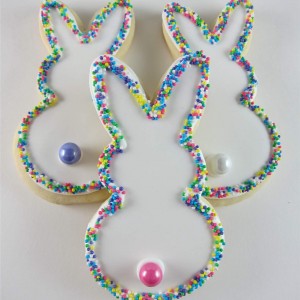 Easter Bunny Cookie Cutter Set -3 Pieces - Stainless Steel Assorted Sizes