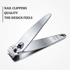 Mudder 100 Pieces Nail Clippers Set Bulk for Men Women, Silver Ultra Sharp Stainless Steel Fingernail Toenail Clippers Flat Portable Travel Sturdy Trimmer Manicure with Keychain Hole for Home Hotel