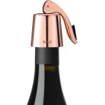 OWO Stainless Steel Wine Bottle Stopper, Reusable Wine Saver with Silicone Seal, Decorative Bottle Sealer, Keeps Fresh (Rosegold, 1 Pack)