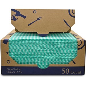 Heavy Duty Wipes Dish Cloths 50Pieces Reusable Wipes Multi-use Cleaning Cloths Towels
