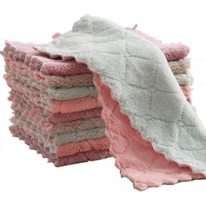 10-Pack Microfiber Cleaning Cloth Dish T...