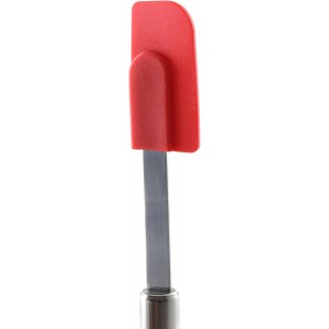 Norpro 3 Piece Silicone/Stainless Steel Kitchen Spatula Set - Red, large