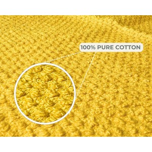 Living Fashions 8 Pack Dish Cloths for Washing Dishes - 100% Cotton Absorbent Dish Towels Size 12