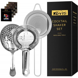 Cocktail Strainer-Stainless Steel Bar To...
