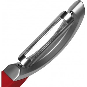 Microplane Professional Serrated Swivel Peeler for Tomato and Kiwi, for Right and Left Hand Use