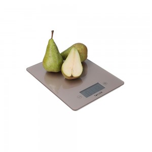 Taylor Pro Digital Kitchen Food Scales with Ultra Thin Design, Compact Professional Standard Tare Feature with Precision Accuracy, Copper Glass, Weighs 5 kg Capacity