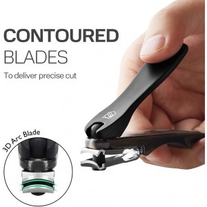 Nail Clippers, Steinder® Easy 360 Rotation Nail Clippers Set Made in Korea/cortauñas cortaúñas de Manos y pies/Gift for Men & Women Convenient Senior for Thick Toe Nail.