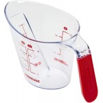 Farberware Pro Angled Measuring Cup, 1-Cup, Red