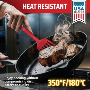 Kitchen Utensils Set, 10 Nylon Stainless Steel Cooking Utensils, Non Stick and Heat Resistant Cookware set New Chef's Gadget Tools Collection