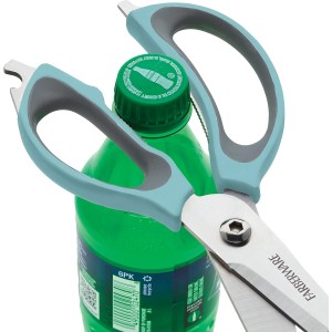 Farberware 4-in-1 Kitchen Shears, 2-Piece, Aqua and Gray