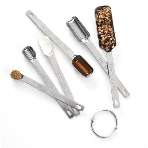 Norpro 3060 Stainless Steel Measuring Spoons, Set of 6