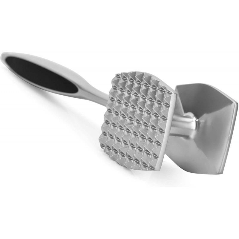 Meat Tenderizer Meat Hammer Mallet Tool Pounder For Tenderizing Steak Beef And Poultry. With Rubber Comfort Grip Handle.Dishwasher Easy