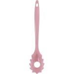 Spaghetti Spoon, Pasta Server, Fork with Ergonomic Handle, Heat Resistant, BPA Free with Ergonomic Handle,11.5 inch Melamine Utensil by Reston Lloyd, Pink
