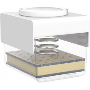 TofuBud Tofu Press - Presser for Firm or Extra Firm Tofu - Dishwasher Safe with Water Drainer - Made from Durable Sustainable Materials - Perfect for Vegan Cooking - Healthy Recipes Cookbook Included