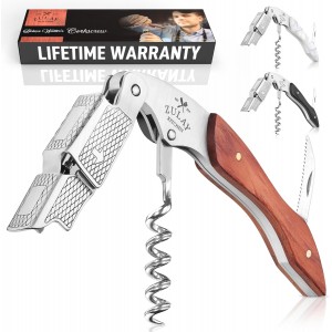 Zulay Kitchen Corkscrew Wine Opener - Pr...