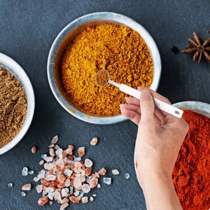 7 Inches Long Handle Measuring Spoons Set, Premium Stainless Steel Metal Spoon, Tablespoon & Teaspoon & Coffee Scoop, for Accurate Measure Liquid or Dry Ingredients, for Cooking Baking