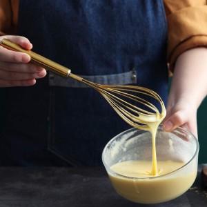 Berglander Gold Whisk Pack of 3 Stainless Steel 8