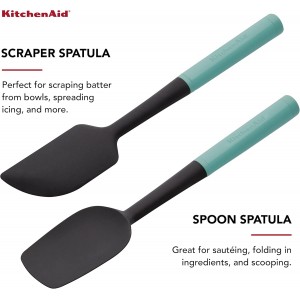 KitchenAid Universal Spatula Set, 2-Piece, Aqua Sky