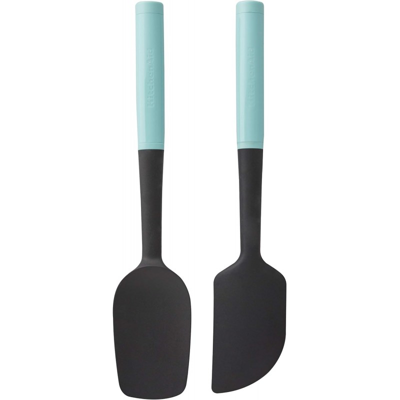 KitchenAid Universal Spatula Set, 2-Piece, Aqua Sky