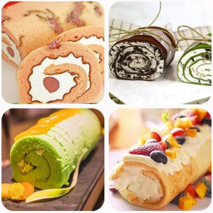 2 pcs Swiss Roll Cake Mat Pad Baking Tool Pastry Tools Silicone Nonstick Baking Rug Mat Silicone Mould