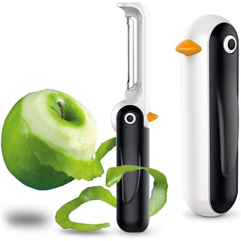 Potato Carrot Peeler Foldable Penguin Shaped Fruit Vegetable Peelers for Kitchen