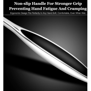 Aliglow Meat Tenderizer Hammer Tool Pounder For Tenderizing Steak Beef Poultry, Heavy Duty Dual-Sided Mallet with Soft Grip Handle - Multifunctional Kitchen Beater for Chicken,Fish, Baking