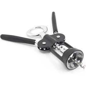 Farberware 5216100 Black/Silver Plastic/Stainless Steel Wing Corkscrew