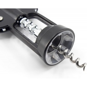 Farberware 5216100 Black/Silver Plastic/Stainless Steel Wing Corkscrew