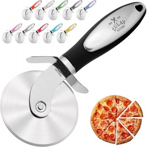 Zulay Kitchen Premium Pizza Cutter - Dur...