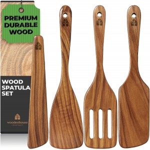 Wooden Spatula for Cooking - Natural Tea...