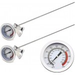 Efeng 15“ turkey fryer thermometer with pot clip (2 Pack), 2