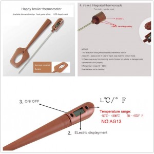 Efeng Candy Spatula with Thermometer Built in and Pot Clip – Fast Instant Read Digital Spatula Thermometer for Candy Making,Chocolate,jams,syrups with BPA Free Silicon Spatula