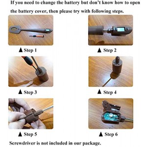 Efeng Candy Spatula with Thermometer Built in and Pot Clip – Fast Instant Read Digital Spatula Thermometer for Candy Making,Chocolate,jams,syrups with BPA Free Silicon Spatula