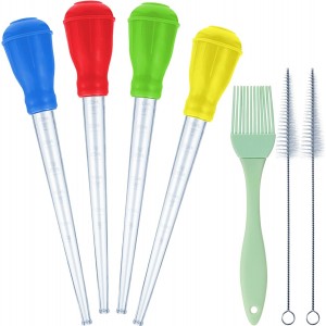 Boao 7 Pcs Heat-resistant Turkey Baster ...
