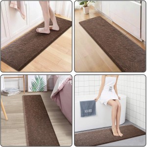 KMAT Kitchen Mat Cushioned Anti-Fatigue Waterproof Non-Slip Standing Mat Ergonomic Comfort Rug for Home,Office,Sink,Laundry,Desk 17.3