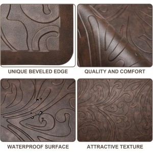 KMAT Kitchen Mat Cushioned Anti-Fatigue Waterproof Non-Slip Standing Mat Ergonomic Comfort Rug for Home,Office,Sink,Laundry,Desk 17.3