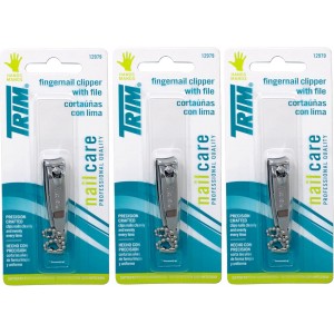 Trim Nail Care Fingernail Clipper (3 pack)