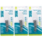 Trim Nail Care Fingernail Clipper (3 pack)