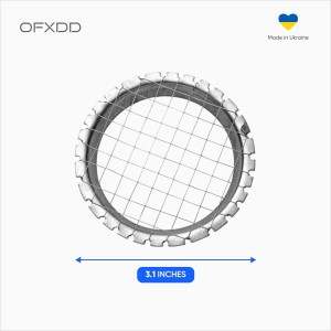 Stainless Steel Egg Chopper - Manual Hard Boiled Egg Dicer, Wire Potato & Carrot Salad Chopper Grid/Slicer, 2 Pcs