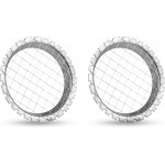 Stainless Steel Egg Chopper - Manual Hard Boiled Egg Dicer, Wire Potato & Carrot Salad Chopper Grid/Slicer, 2 Pcs