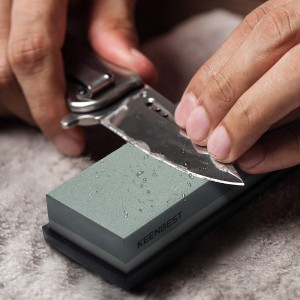 Actual Grit Premium Material Sharpening Stone 2 Side 400 1000 Whetstone Set Kitchen Knife Sharpener Stone Wet Stones for Sharping Knives Kit with Non-slip Rubber Base