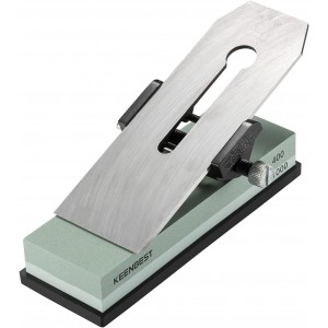 Actual Grit Premium Material Sharpening Stone 2 Side 400 1000 Whetstone Set Kitchen Knife Sharpener Stone Wet Stones for Sharping Knives Kit with Non-slip Rubber Base