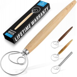 Zulay Kitchen 13-Inch Danish Dough Whisk...