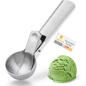 Premium Ice Cream Scoop with Trigger Ice...