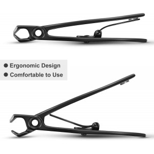 Mudder 2 Pieces Oversized Thick Nail Clippers for Tough Toenails Fingernails Stainless Steel Fingernail Clipper Ultra Wide Jaw Sharp Trimmer Ingrown Manicure Pedicure Men Women Elder, 2 Size(Black)