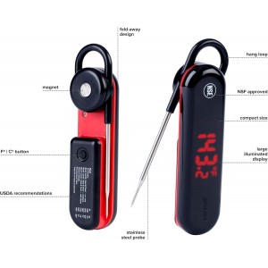 GoodCook Touch Digital Instant Read Thermometer with LCD Display