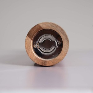 Pepper Mill, Pepper Grinder with Adjustable Stainless Steel Grinder, Acacia Wood, Height 30 cm / 12 inch