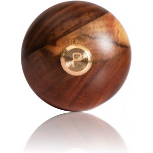 Pepper Mill, Pepper Grinder with Adjustable Stainless Steel Grinder, Acacia Wood, Height 30 cm / 12 inch